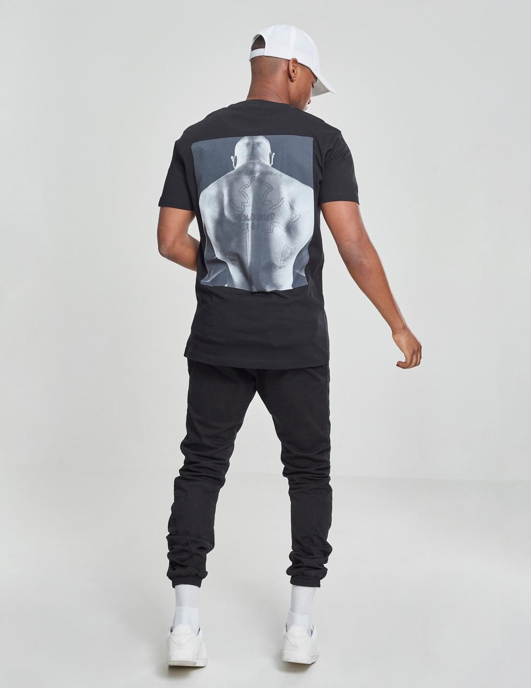 Camiseta MISTERTEE TUPAC BACK - Negro