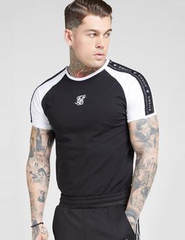 Camiseta RAGLAN CURVED HEM TECH - Taped Black