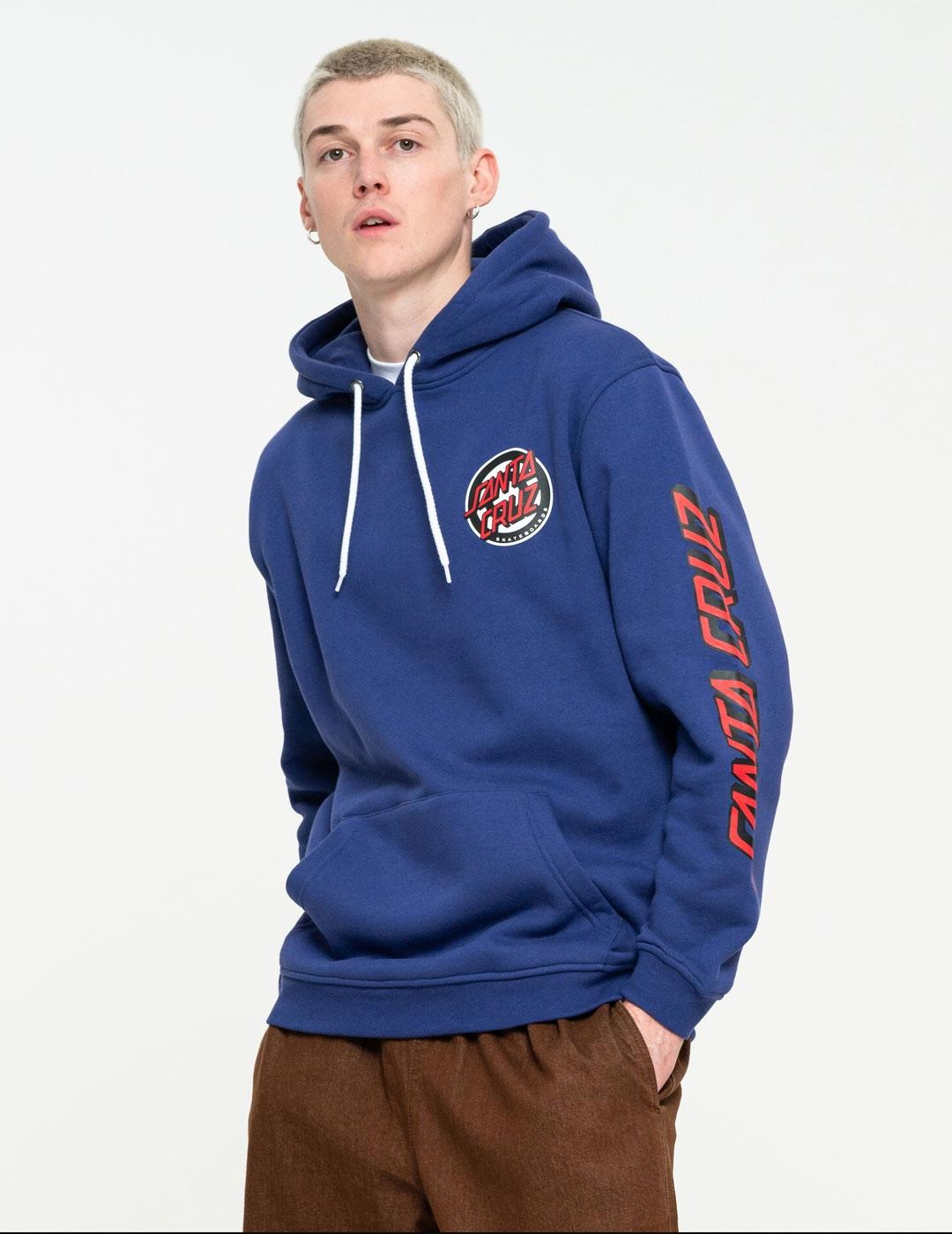 Sudadera Capucha SANTA CRUZ ROSKOPP TARGET - Navy Blue
