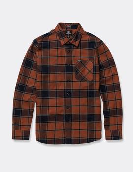 Camisa VOLCOM CADEN PLAID - Mocha