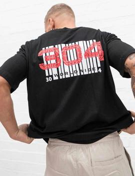 Camiseta 304 CLOTHING RETRO GRAPHIC BARCODE - Black