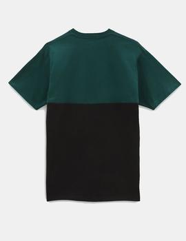 Camiseta VANS COLORBLOCK - Black/Botanical Garden