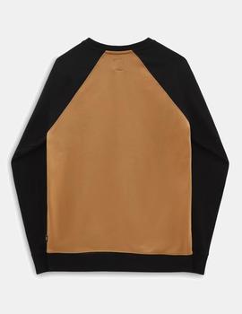 Sudadera Crew VANS RUTLAND III - Bone Brown/Black