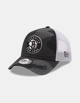 Gorra NEW ERA CAMO TRUCKER BROOKLYN NETS - Black Camo