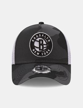 Gorra NEW ERA CAMO TRUCKER BROOKLYN NETS - Black Camo