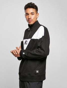 Sudadera MISTERTEE STARTER TRIANGLE TROYER - Negro/Blanco