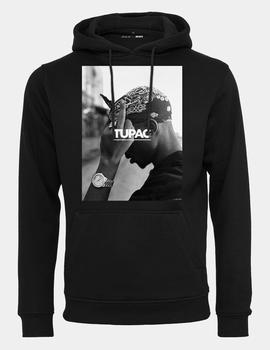 Sudadera MISTERTEECapucha 2PAC F*CK THE WORLD - Negro