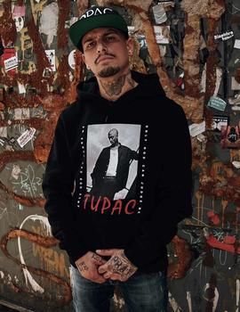 Sudadera MISTERTEE Capucha TUPAC OGCJM - Negro