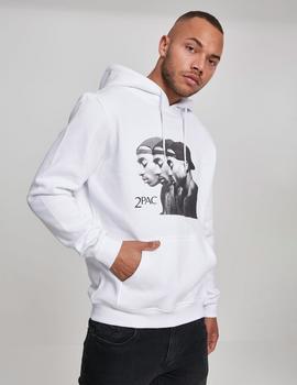 Sudadera MISTERTEE Capucha MT769 - Blanco