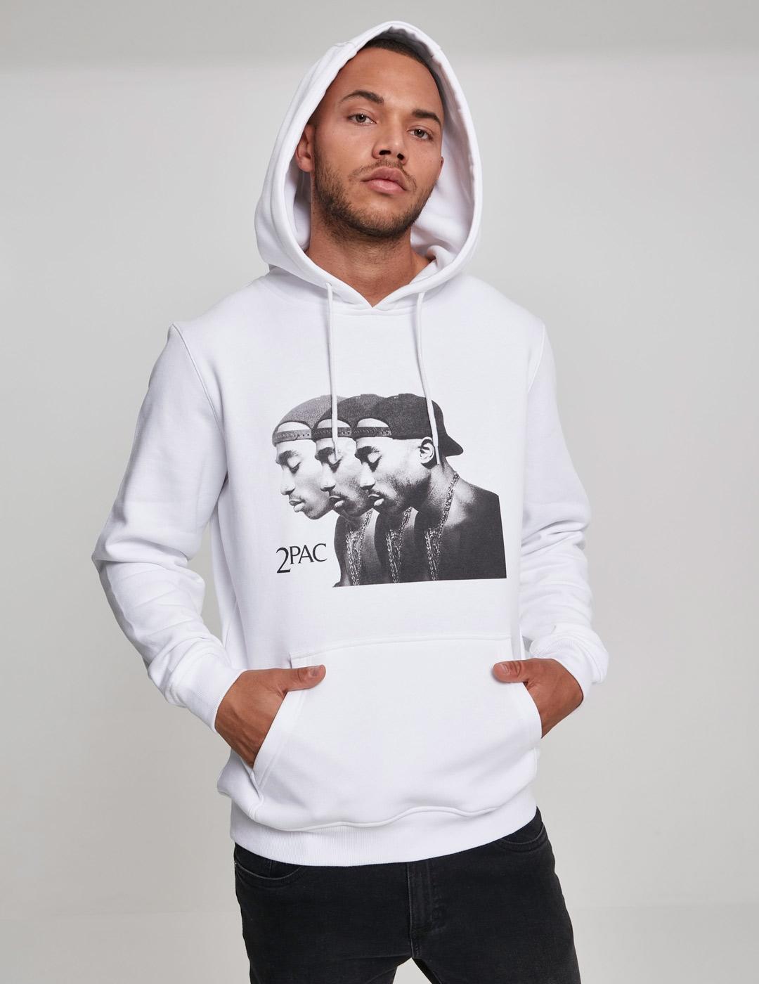 Sudadera MISTERTEE Capucha MT769 - Blanco