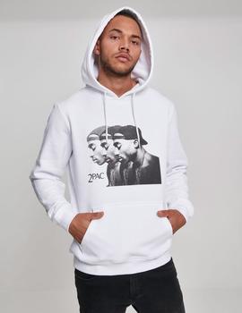 Sudadera MISTERTEE Capucha MT769 - Blanco