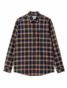 Camisa CARHARTT LERMOND - Ochre / Dark Navy