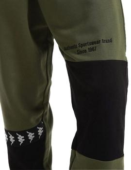 Pantalón Chándal KAPPA VENOM - Green Parsley/Black