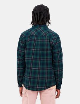 Camisa CARHARTT LERMOND - Juniper / Dark Navy