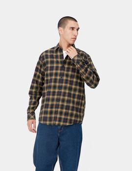 Camisa CARHARTT LERMOND - Ochre / Dark Navy