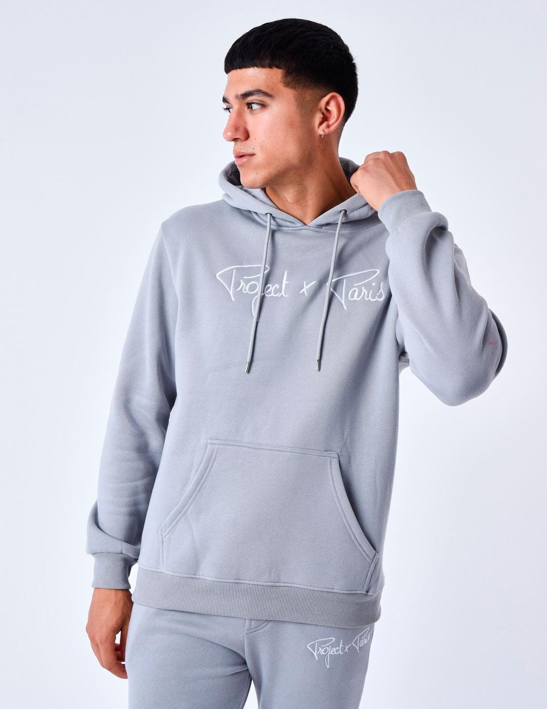 Sudadera Capucha PROJECT x PARIS 1920010 LOGO - Gris