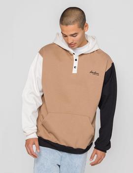 Sudadera Capucha KAOTIKO KAEL - Black/Ivory/Sand