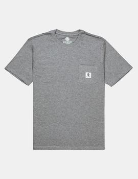 Camiseta ELEMENT BASIC POCKET LABEL  - Grey Heather