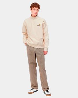 Sudadera CARHARTT HALF ZIP SCRIPT EMBROIDERY - Calico