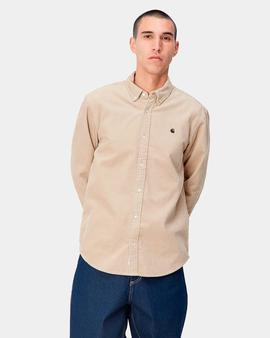 Camisa CARHARTT MADISON CORD - Wall / Black