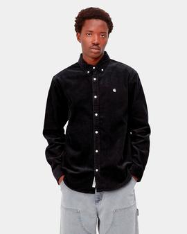 Camisa CARHARTT MADISON CORD - Black / Wax