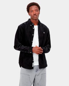 Camisa CARHARTT MADISON CORD - Black / Wax