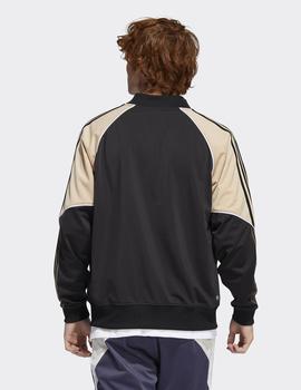 Sudadera Abierta ADIDAS TRICOT SST TT - Black/Beige/White