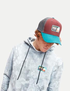 Gorra HYDROPONIC CARTMAN - Burgundy / Blue Green