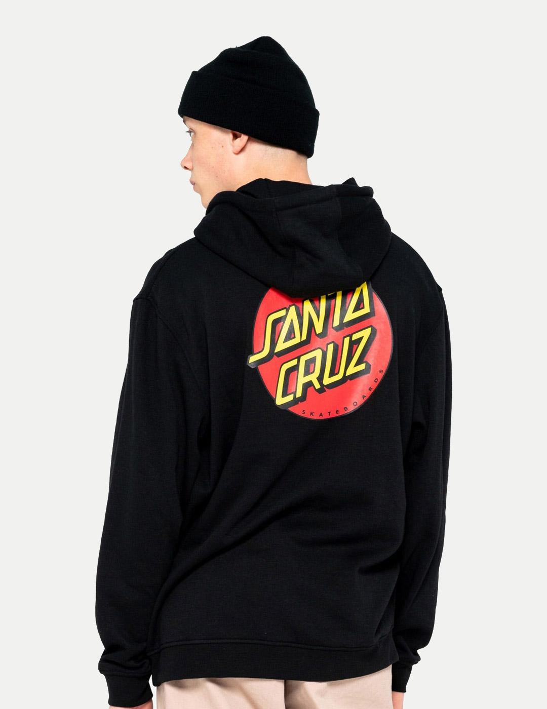 Sudadera Capucha SANTA CRUZ CLASSIC DOT CHEST - Negro