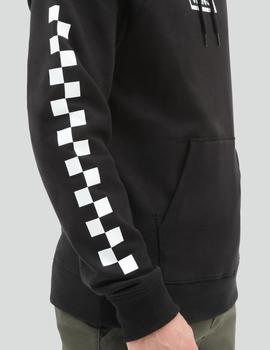 Sudadera Capucha VERSA - Black/Checkerboard