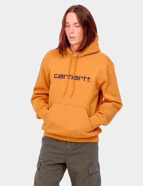Sudadera Capucha CARHARTT SWEAT Ochre/Dark Navy