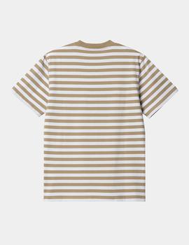 Camiseta CARHARTT SCOTTY POCKET - Ammonite / White