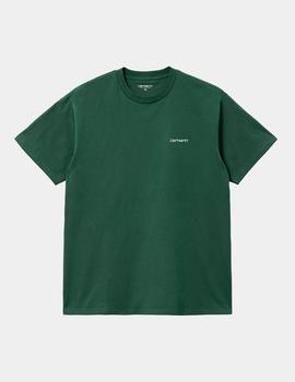 Camiseta CARHARTT SCRIPT EMBROIDERY - Treehouse / White