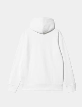 Sudadera CARHARTT SCRIPT EMBROIDERY - White / Black