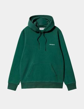 Sudadera CARHARTT SCRIPT EMBROIDERY - Treehouse / White