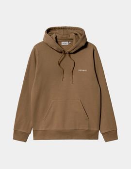 Sudadera CARHARTT SCRIPT EMBROIDERY - Buffalo / White