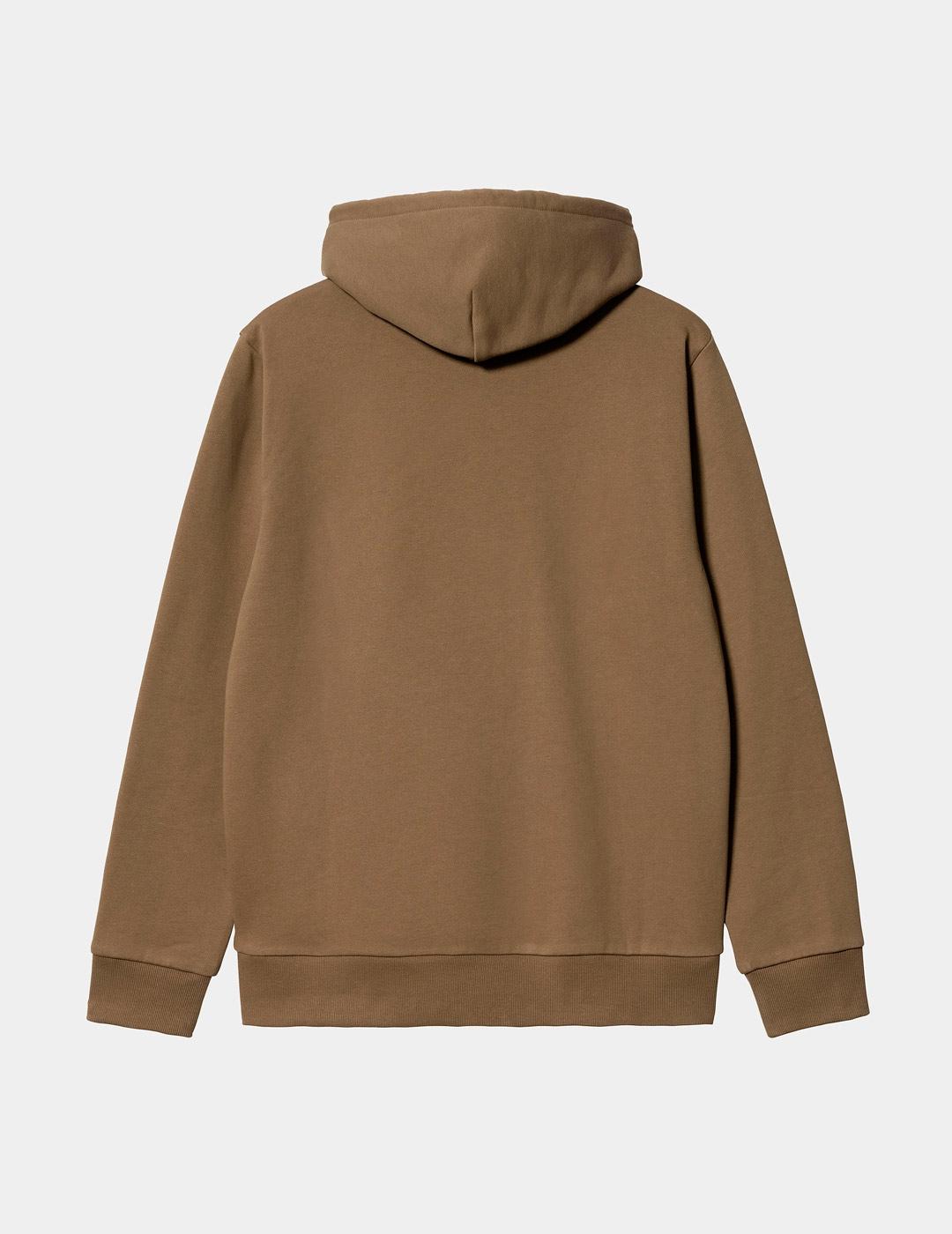 Sudadera CARHARTT SCRIPT EMBROIDERY - Buffalo / White