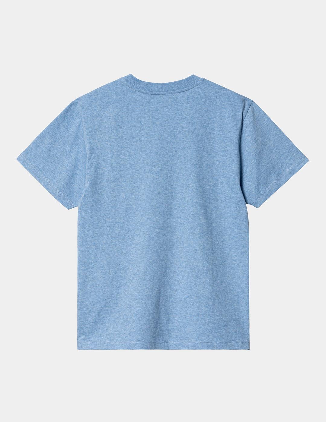 Camiseta CARHARTT W' POCKET - Piscine Heather