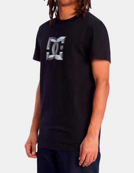 Camiseta DC SHOES STAR BEVELLED - Negro