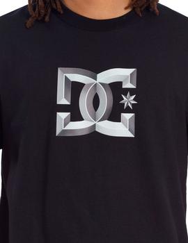 Camiseta DC SHOES STAR BEVELLED - Negro