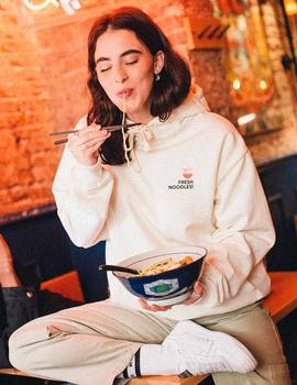 Sudadera Capucha KAOTIKO FRESH NOODLES - Ivory