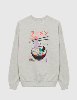 Sudadera Crew KAOTIKO FRESH NOODLES - Gris