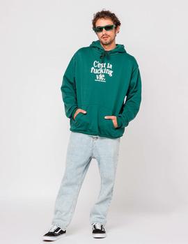 Sudadera Capucha KAOTIKO C'EST LA VIE - Jade