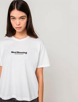 Camiseta KAOTIKO WASHED MIND BLOOMING - Blanco