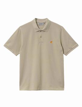 Polo CARHARTT CHASE PIQUE - Agave / Gold
