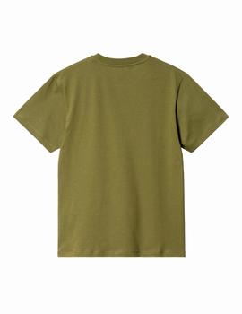 Camiseta CARHARTT W' POCKET - Kiwi