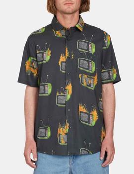 Camisa VOLCOM FA J HAGER WOVEN - Black