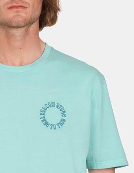 Camiseta VOLCOM CIRCLE EMB - Bottle Green