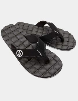 Chanclas VOLCOM RECLINER - Black White