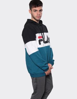 Sudadera Capucha Fila NIGHT BLOCKED - MOROCCAN BLUE